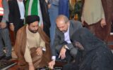 غبارروبی و عطر افشانی گلزار شهدا گچساران در هفته دولت