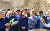 معاون وزیر راه از پروژه تونل دیل بازدید به عمل اورد