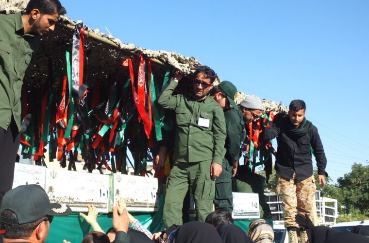 آیین استقبال از شهدای گمنام در گچساران