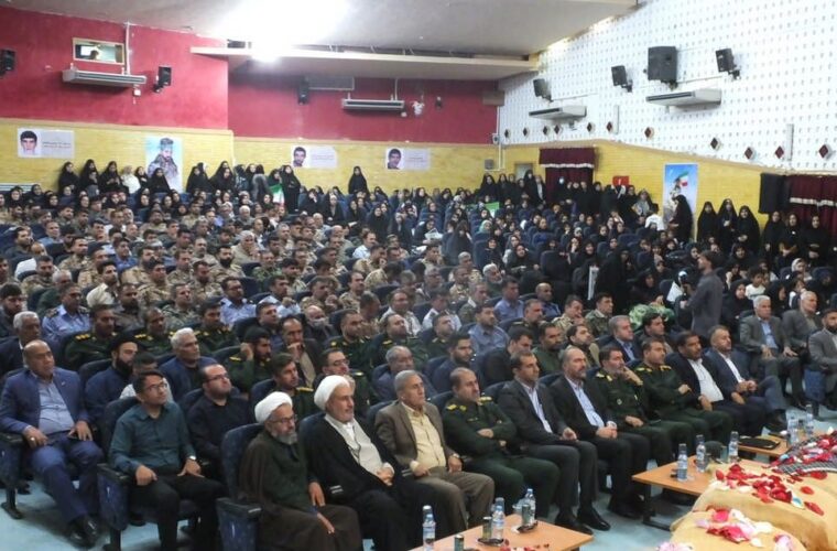 تکریم و معارفه فرمانده ناحیه مقاومت بسیج گچساران در سالروز آزاد سازی خرمشهر