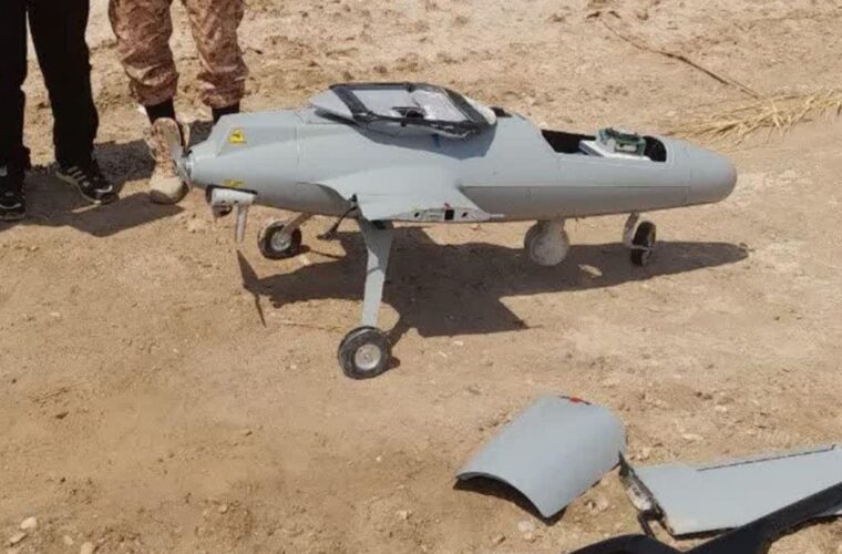 پهپاد آمریکایی توسط رزمندگان تیپ ۴۸فتح شکار شد